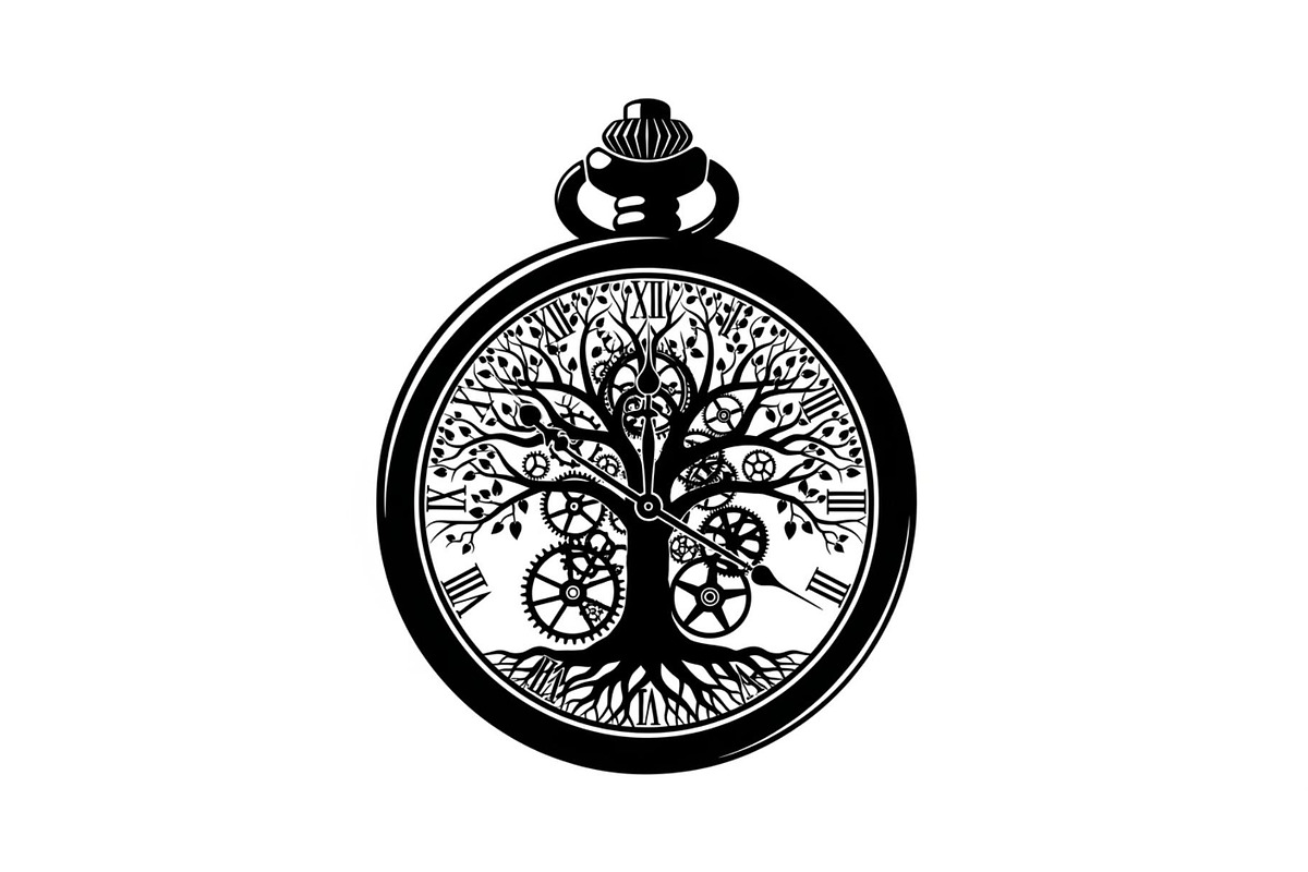 Steampunk Tree of Life Symbol Bundle, an Illustration by yasushie (Photo 11 of 31)