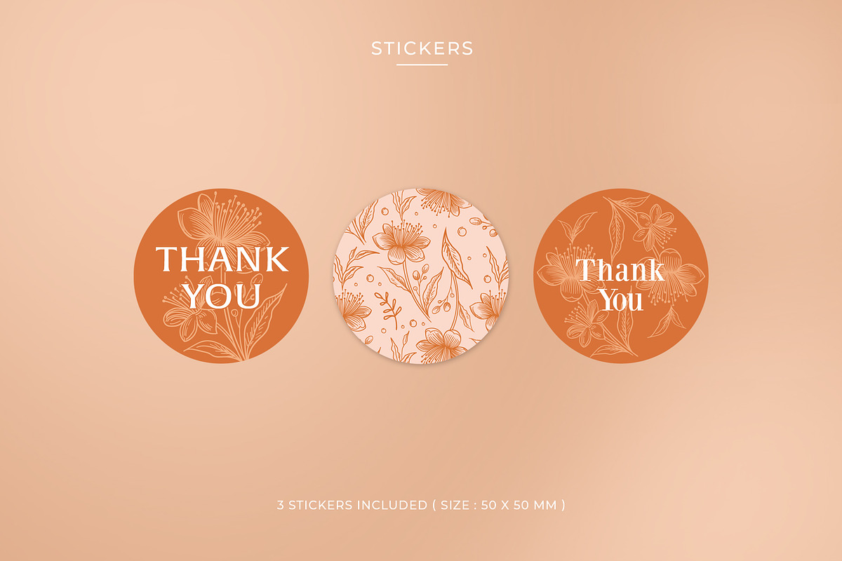 Peach Floral Wedding Templates, a Print Template by Shwet Art (Photo 8 of 10)