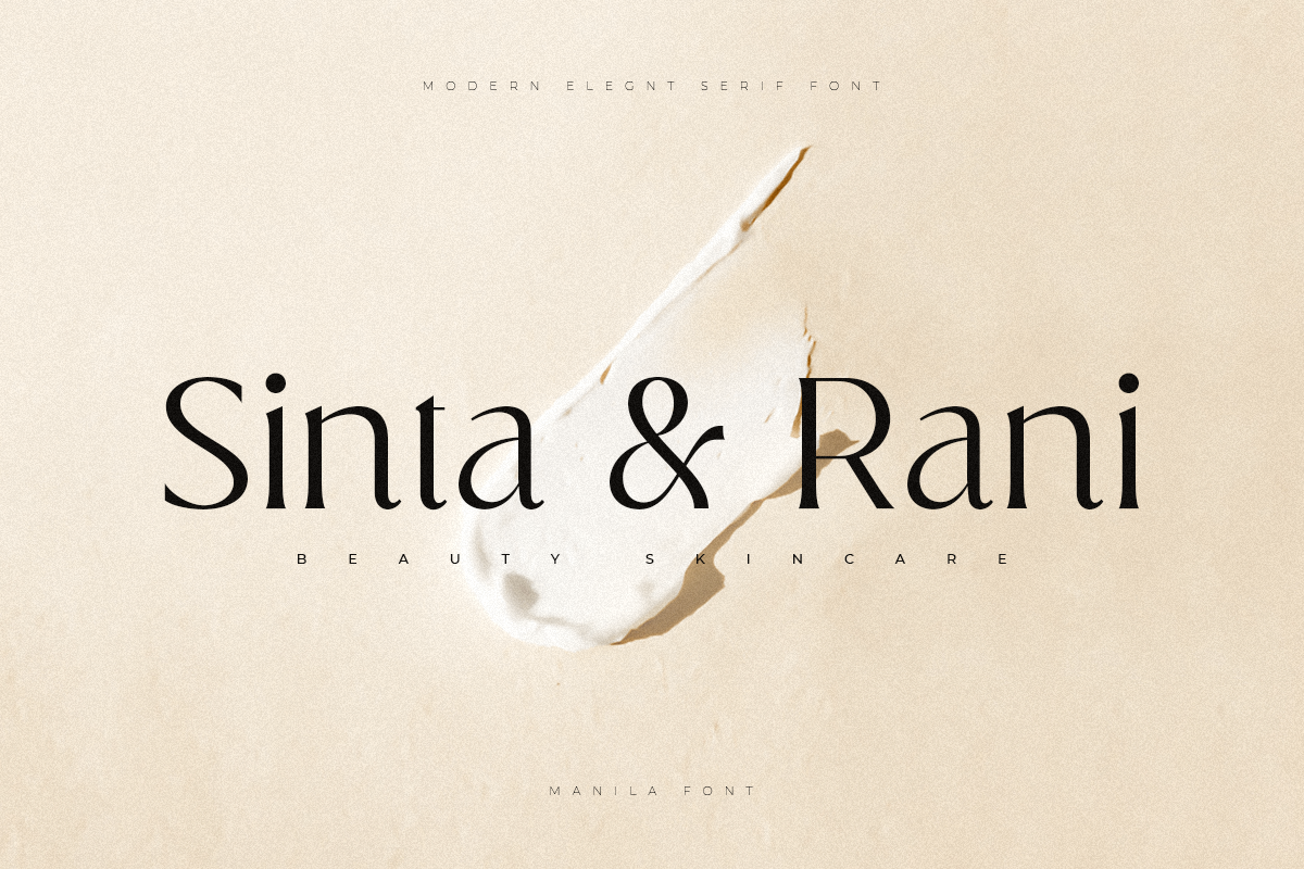 Manila – Modern Elegant Serif Font, a Serif Font by Hamz Studio (Photo 22 of 28)