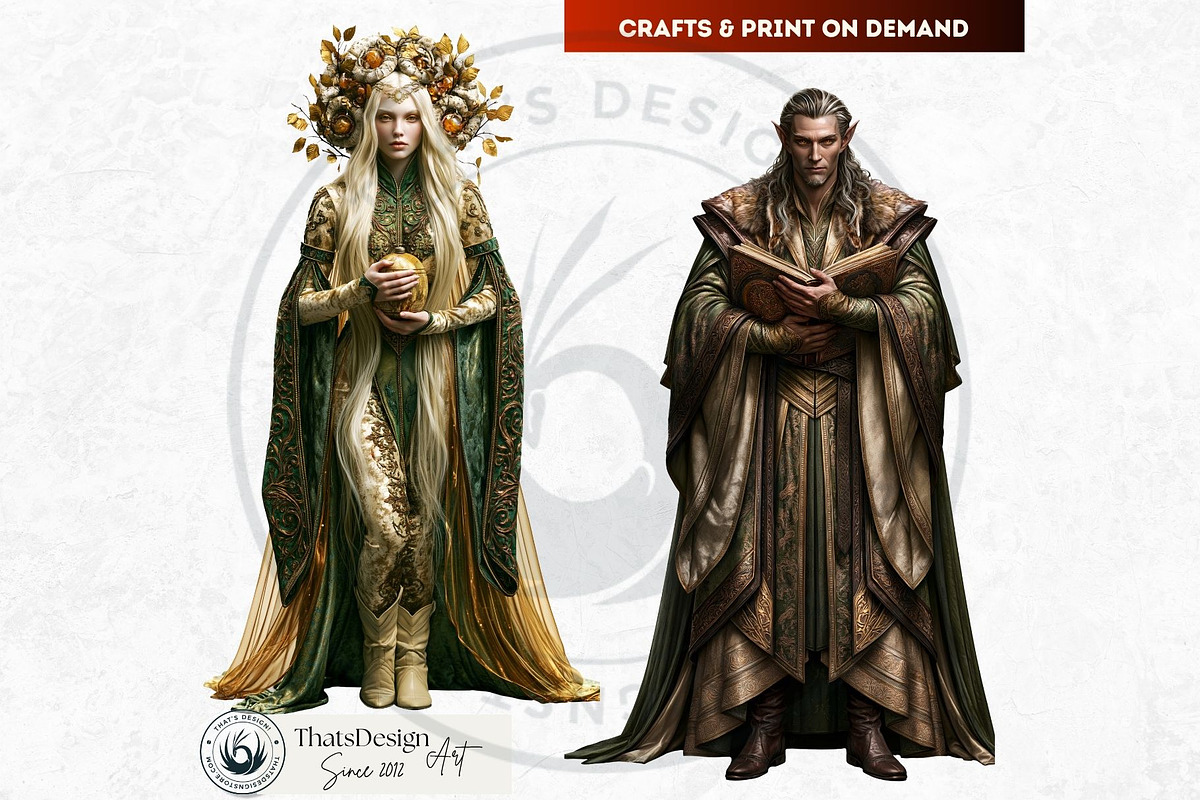 The Court of Emberfall Autumn, a Seasonal Illustration by ThatsDesignArt (Photo 7 of 15)
