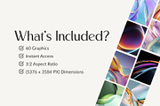 Abstract Liquid Glass Wallpapers, a Wallpaper Graphic by HipFonts (Thumbnail 2 of 10)