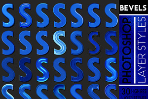 Bevel Text Effect Layer Styles
