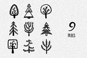 Scandinavian Design Elements Set, a Decorative Illustration by Chelovector (Thumbnail 5 of 10)