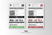 Shipping Fragile Barcode Label, a Print Template by Siska Arista (Thumbnail 1 of 3)