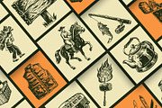 Vintage Camping Illustration Set, a Person Illustration by Creative Stall (Thumbnail 5 of 9)