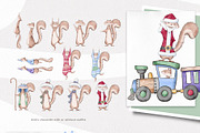 Cute Christmas Characters, a Seasonal Illustration by Pretty Little Lines (Thumbnail 12 of 16)