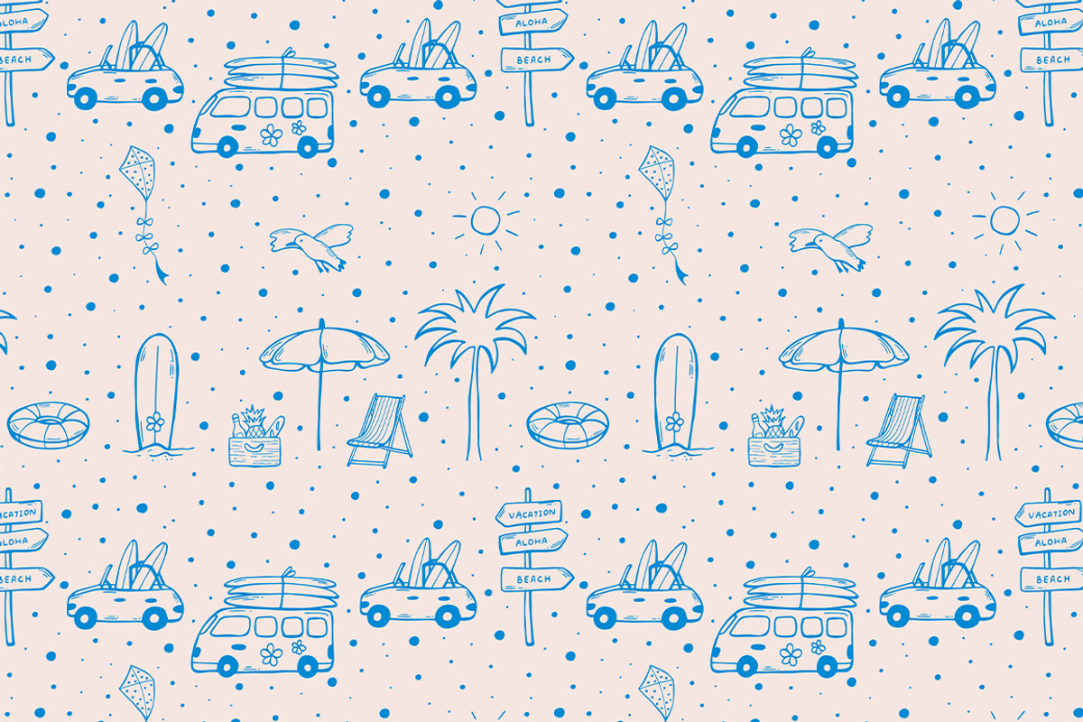 Time For Vacation Whimsical Set, an Object Illustration by ViktoriyaD (Photo 10 of 15)