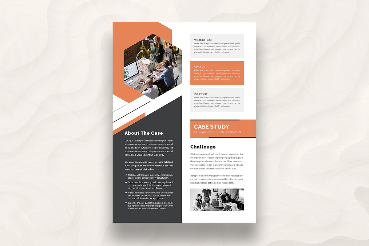 Canva Case Study Template preview 3