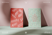 Modern Christmas Card Templates, a Print Template by SilverStag Type Foundry (Thumbnail 10 of 11)