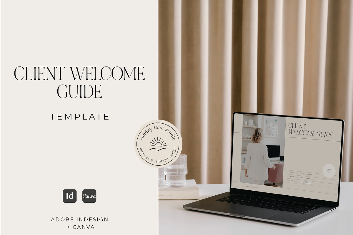 Client Welcome Guide Template Kit, a Templates & Theme by Sunday Lane Studio (Photo 1 of 6)