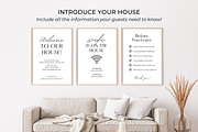 Airbnb Welcome Sign Template, a Poster Template by ShopRShop (Thumbnail 6 of 10)