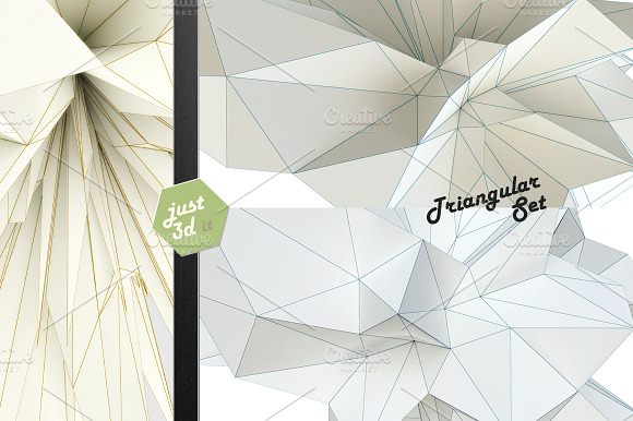 Abstract crumpled background preview 3