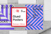 Glued Poster Mockups Scene Generator, an Advertising Mockup by Mr.Mockup™ (Thumbnail 1 of 14)