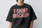 T-Shirt Mockup PSD - Female Model, a Shirt Mockup by Rymden_Fl (Thumbnail 3 of 7)