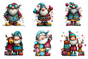 Christmas Santa Sublimation, an Illustration by CreationArt (Thumbnail 4 of 5)
