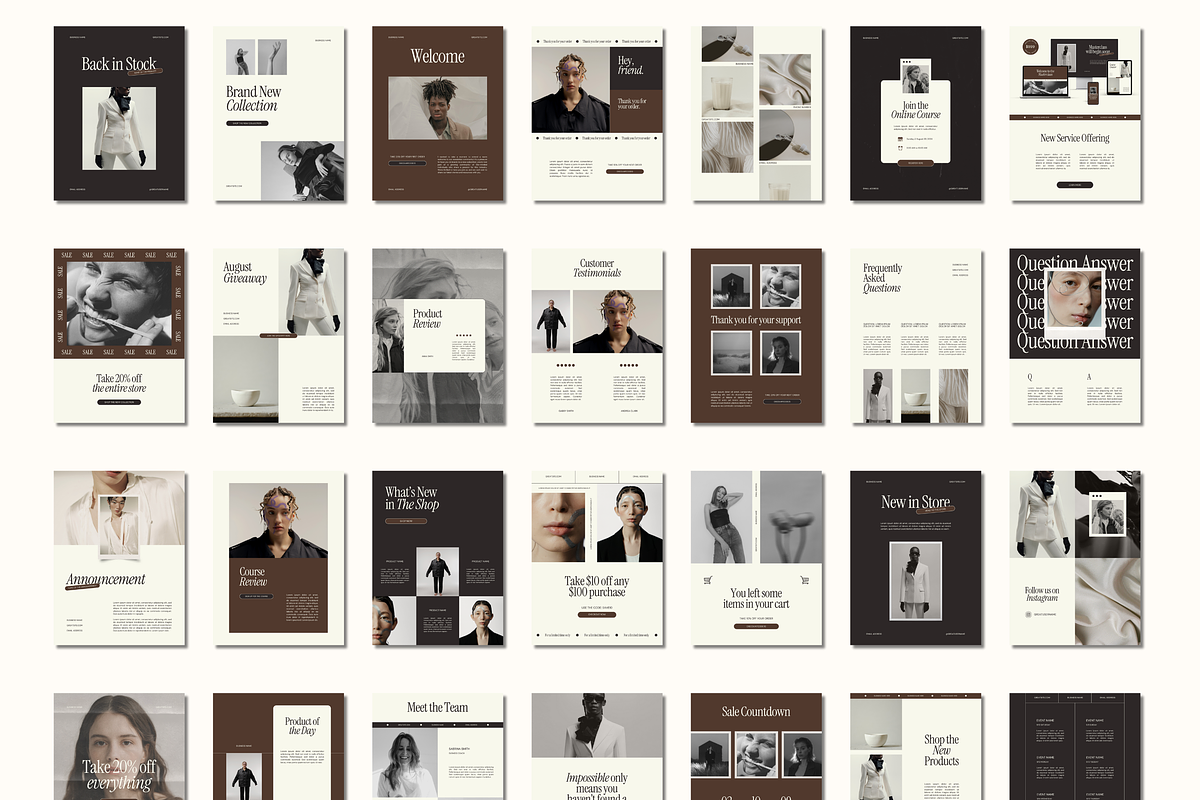 Email Marketing Newsletter Template, an Email Template by Branding Babe Co. (Photo 4 of 9)