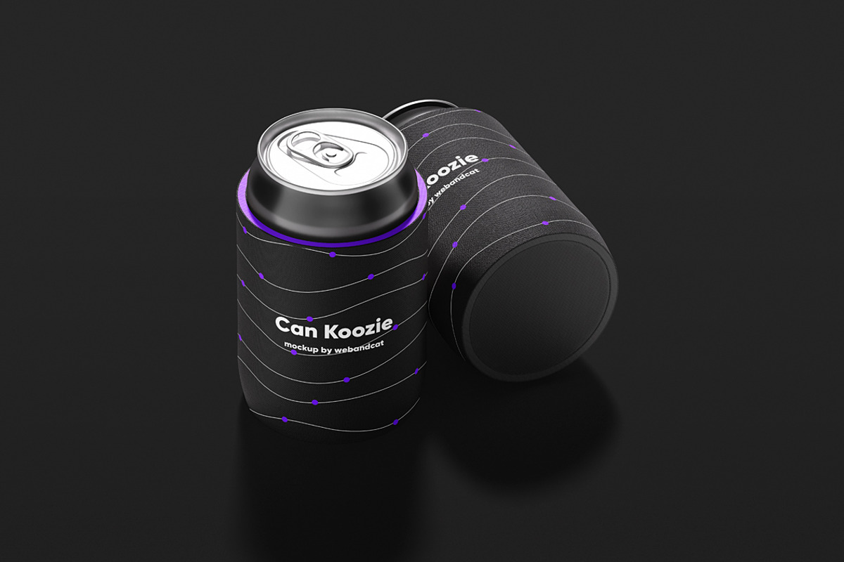 Can Cooler Mockup, a Cups & Container Mockup by WebAndCat (Photo 7 of 16)