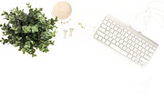 Keyboard, green plant, gold flatlay, a Social Media Template by life i design by Nicki (Thumbnail 1 of 4)