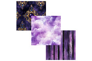 Purple Witch Digital Paper Halloween, a Texture Graphic by CitraGraphics (Thumbnail 6 of 6)