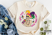 Skeleton Mardi Gras Drink Coffee PNG, a Graphic by Owlsome.Designs (Thumbnail 2 of 5)
