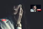 Dark Mood Photoshop Action preview 6