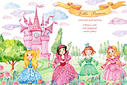 Little Princess watercolor, an Illustration by MitrushovaArt (Thumbnail 1 of 6)