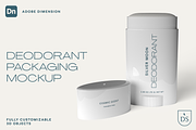 3D Deodorant Packaging Mockup, a Mockup by Silver Moon Design School (Thumbnail 1 of 4)