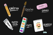 Ink & Grain Liners Set for Procreate, a Brushes & More by Cynlop Ink (Thumbnail 3 of 9)