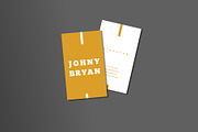 Vertical Business Card, a Business Card Template by Meknya (Thumbnail 3 of 4)