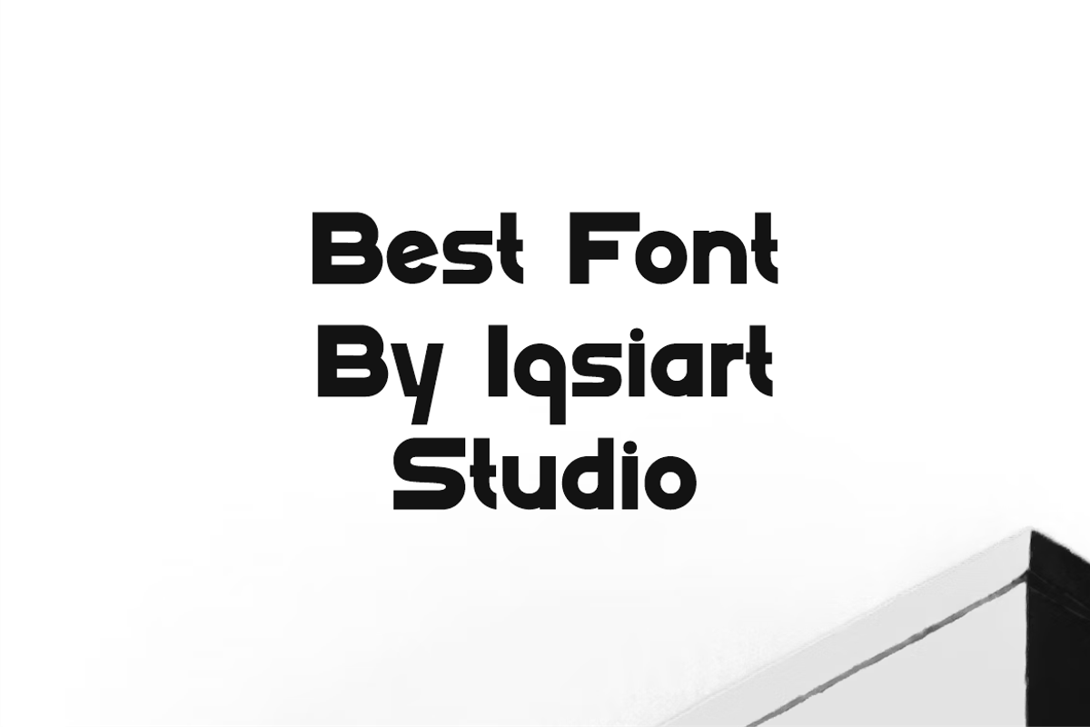 Ifogler - Corporate Logo Font, a Sans Serif Font by Iqsiart Studio (Photo 2 of 6)