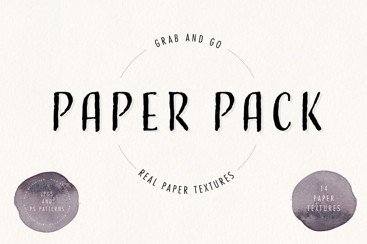Real Watercolor Paper Textures, a Texture Graphic by Fire Spark Studio (Photo 1 of 4)