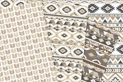 Neutral Aztec Digital Paper, a Pattern Graphic by Avenie Digital (Thumbnail 2 of 4)