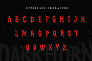 Darkhorn | Death Metal Font, a Symbol Font by Masyafi Studio (Thumbnail 2 of 8)