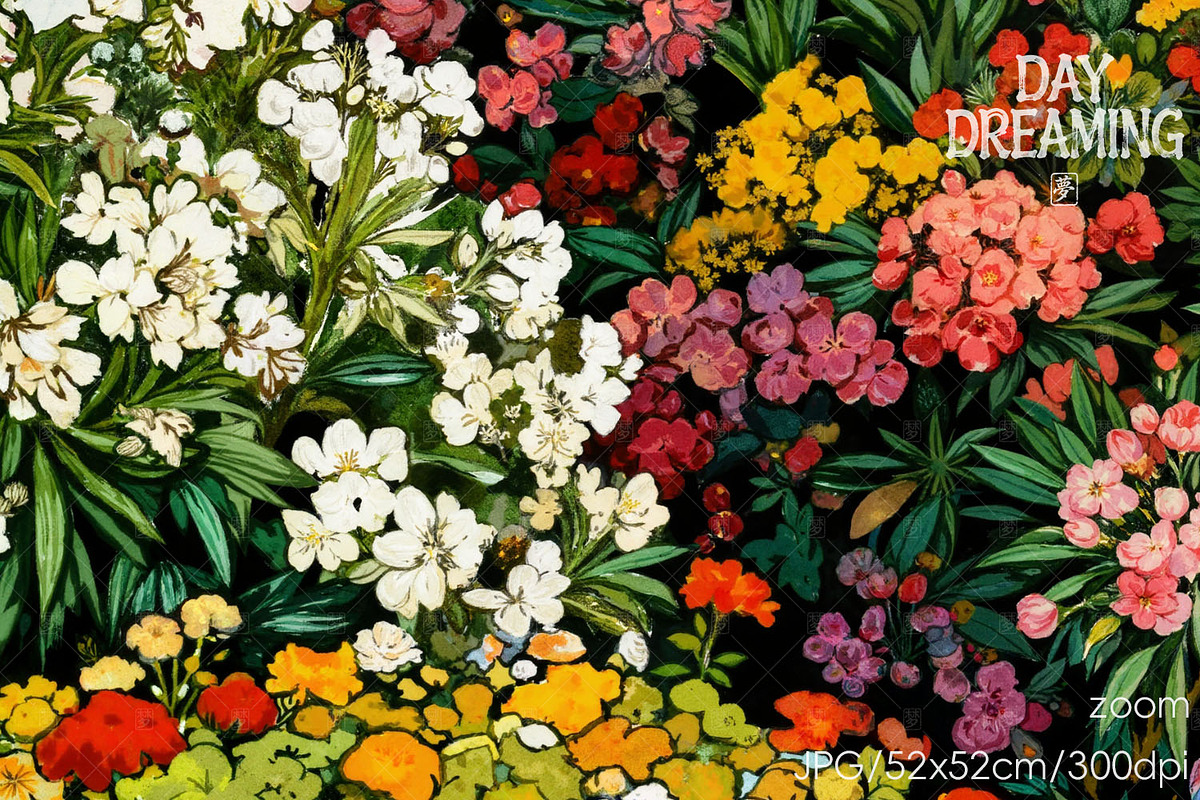 Sunny European Floral, a Decorative Illustration by yahu88studio (Photo 3 of 3)