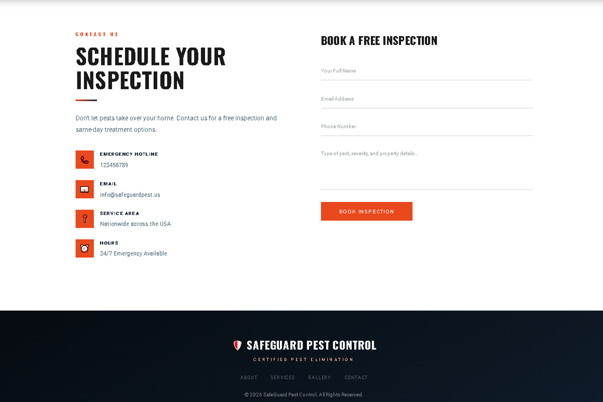 Pest Control Template Editable, a HTML Template by DigitalsDesigns (Photo 2 of 4)