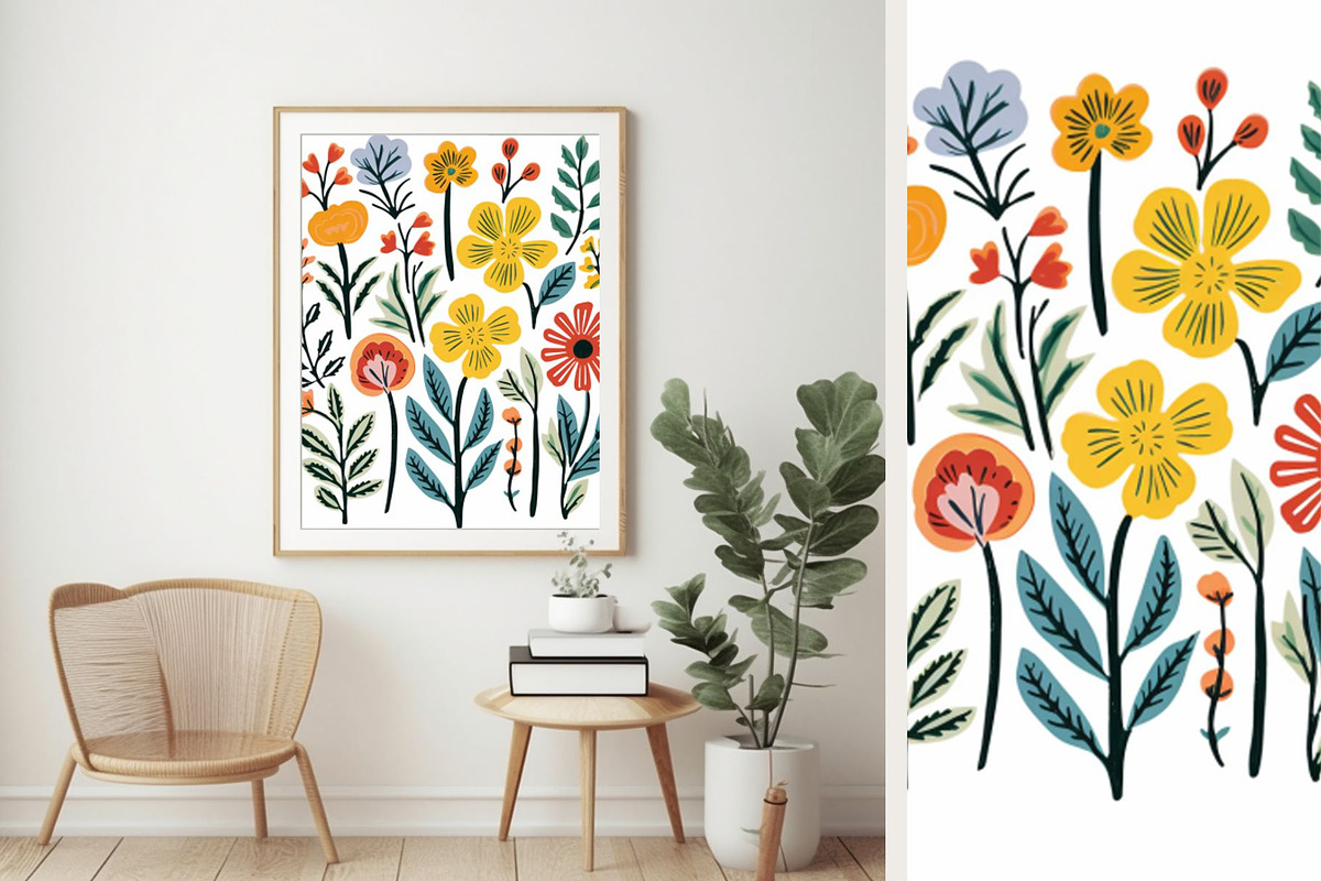 8 Matisse flower wall art print, a Decorative Illustration by ARTOZEN DIGITAL (Photo 2 of 12)