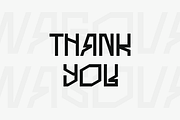 Wagova - Futuristic Font, a Sans Serif Font by Iqsiart Studio (Thumbnail 6 of 6)