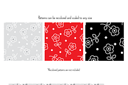 Seamless Gray Eyelet Patterns, a Pattern Graphic by Melissa Held Designs (Thumbnail 7 of 7)