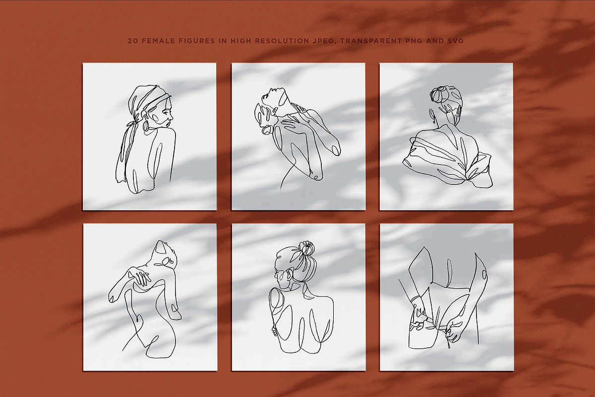 Abstract Female Figure Line Art, a Person Illustration by Rough Edges Supply Co. (Photo 2 of 8)