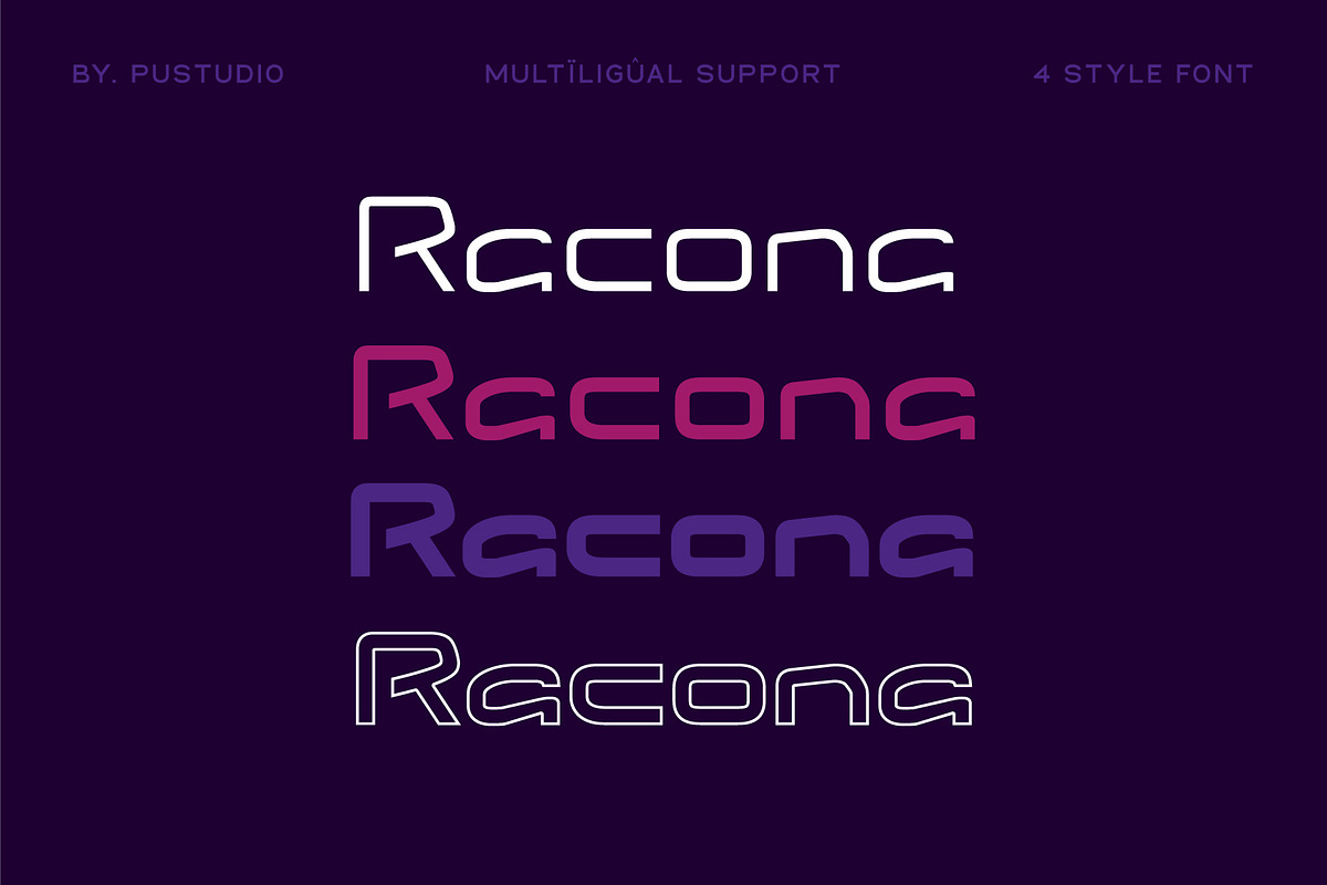 Racona, a Blackletter Font by Pustudio (Photo 2 of 8)