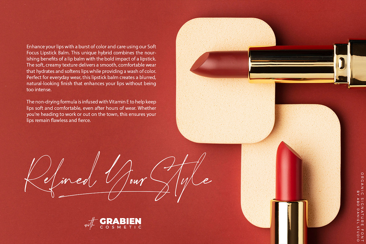 Stanley Elliott, a Handwritten Font by Abo Daniel Studio (Photo 13 of 17)