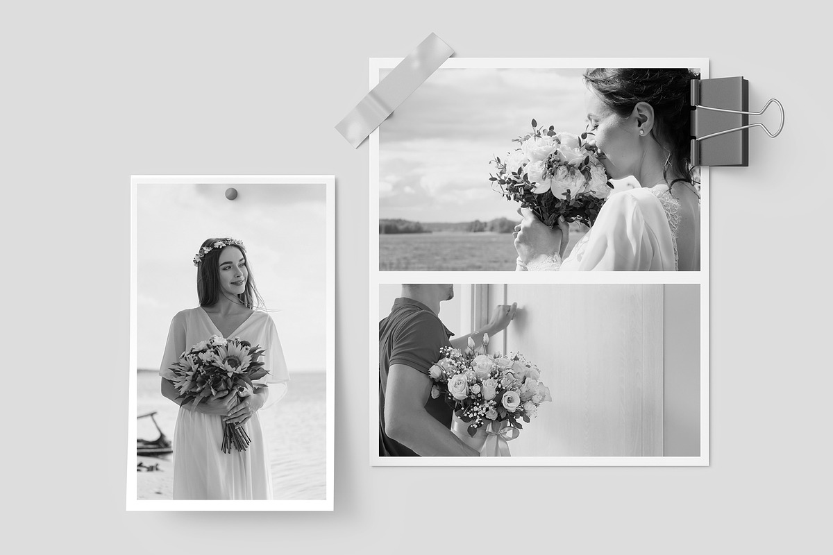 Realistic Polaroid Photo Mockup PSD, an Advertising Mockup by graphypix (Photo 3 of 4)