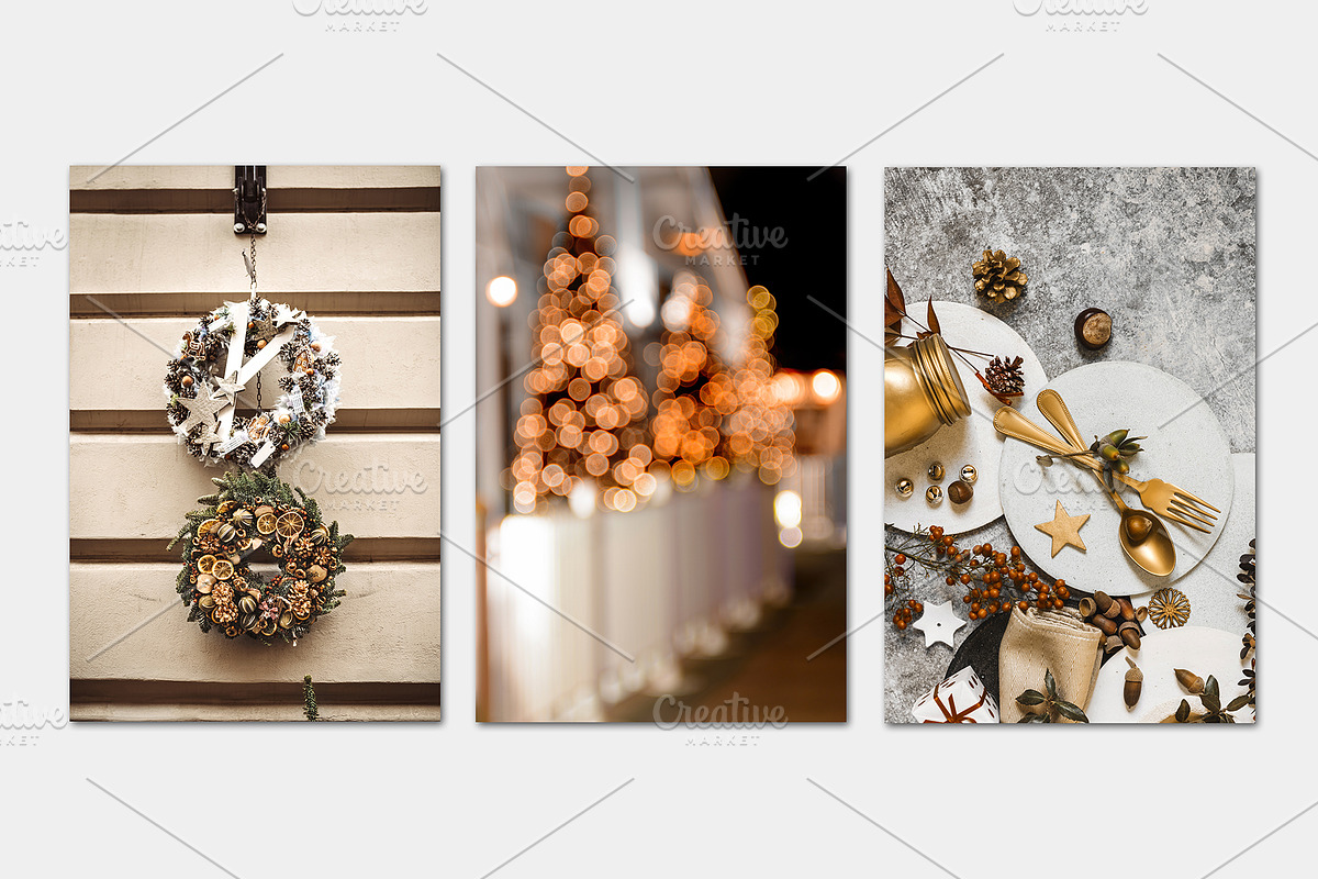Christmas photo bundle - Beige tones, a Marketing Template by JAY MID IMAGE (Photo 12 of 15)