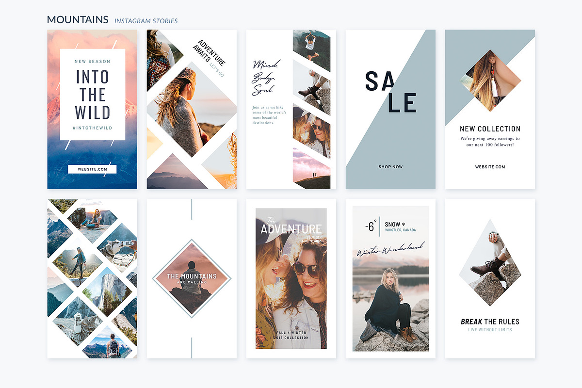 CANVA & PS Complete Instagram Bundle, a Social Media Template by Poego Social (Photo 7 of 52)