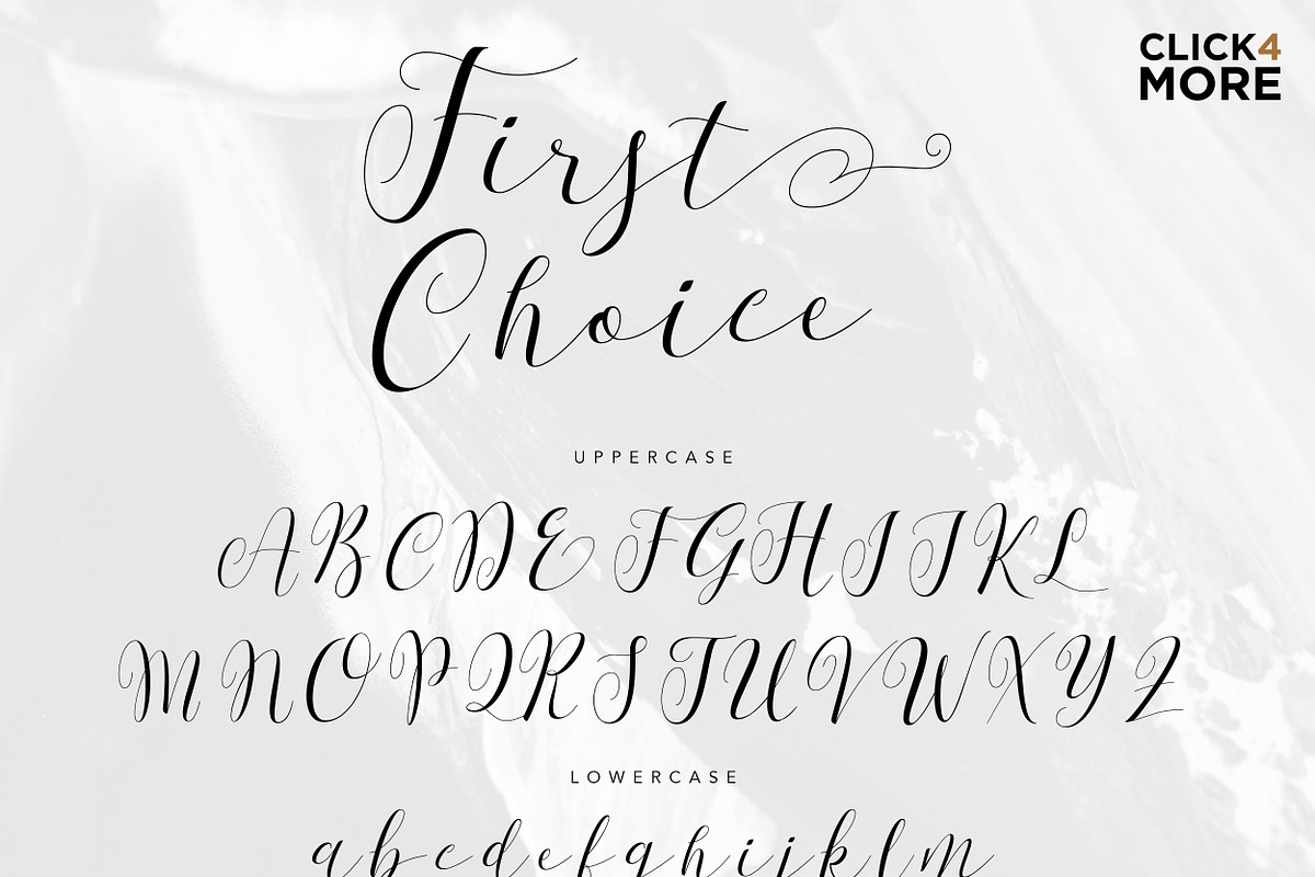 First Choice - Wedding Calligraphy preview 7