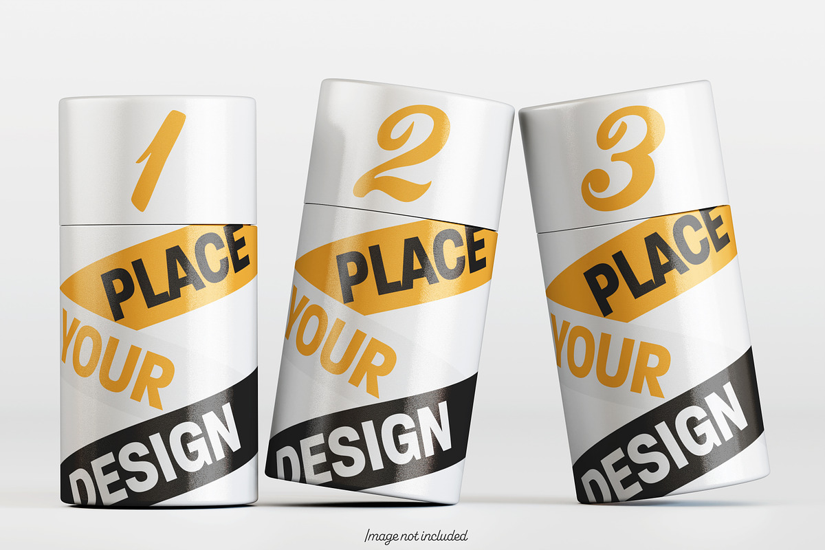 Paper tube pack mockup bundles V2, a Packaging Mockup by Ambo Ampeng (Photo 14 of 26)