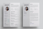 Elegant Resume / CV, a Resume Template by Pxl_graphic (Thumbnail 4 of 6)