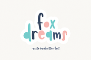 Fox Dreams | Cute Handwritten Font, a Sans Serif Font by KA Designs (Thumbnail 1 of 10)
