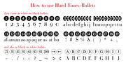 Bullets, a Symbol Font by Wiescher-Design (Thumbnail 10 of 14)