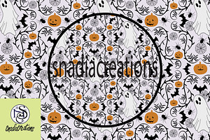 Happy Halloween, a Pattern Graphic by snadiacreations